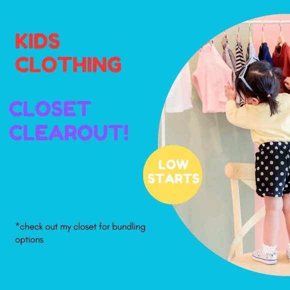 Kids Clothing Closet Cleanout - Picture 1 of 1